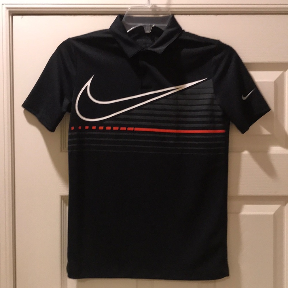 Boys Nike dri fit golf polo